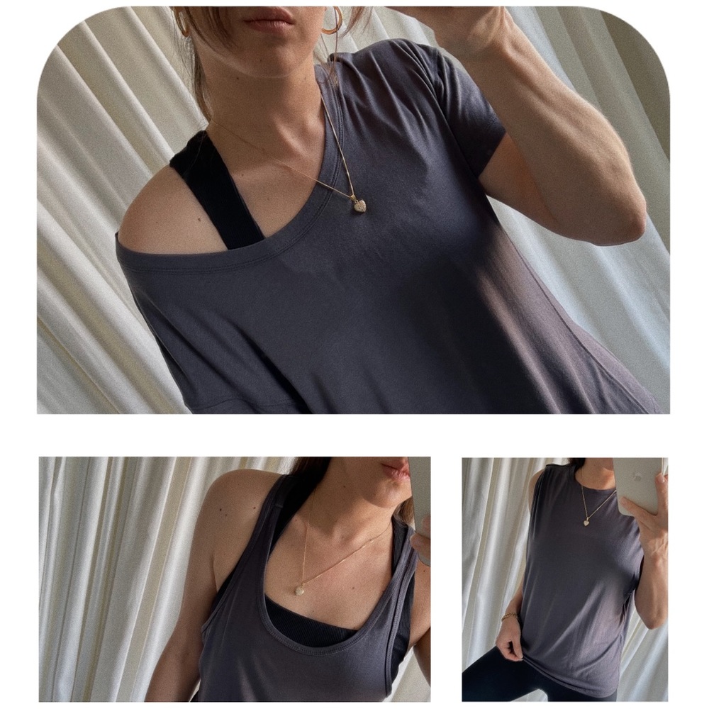 3pcs Daily Workout Tops — Charcoal